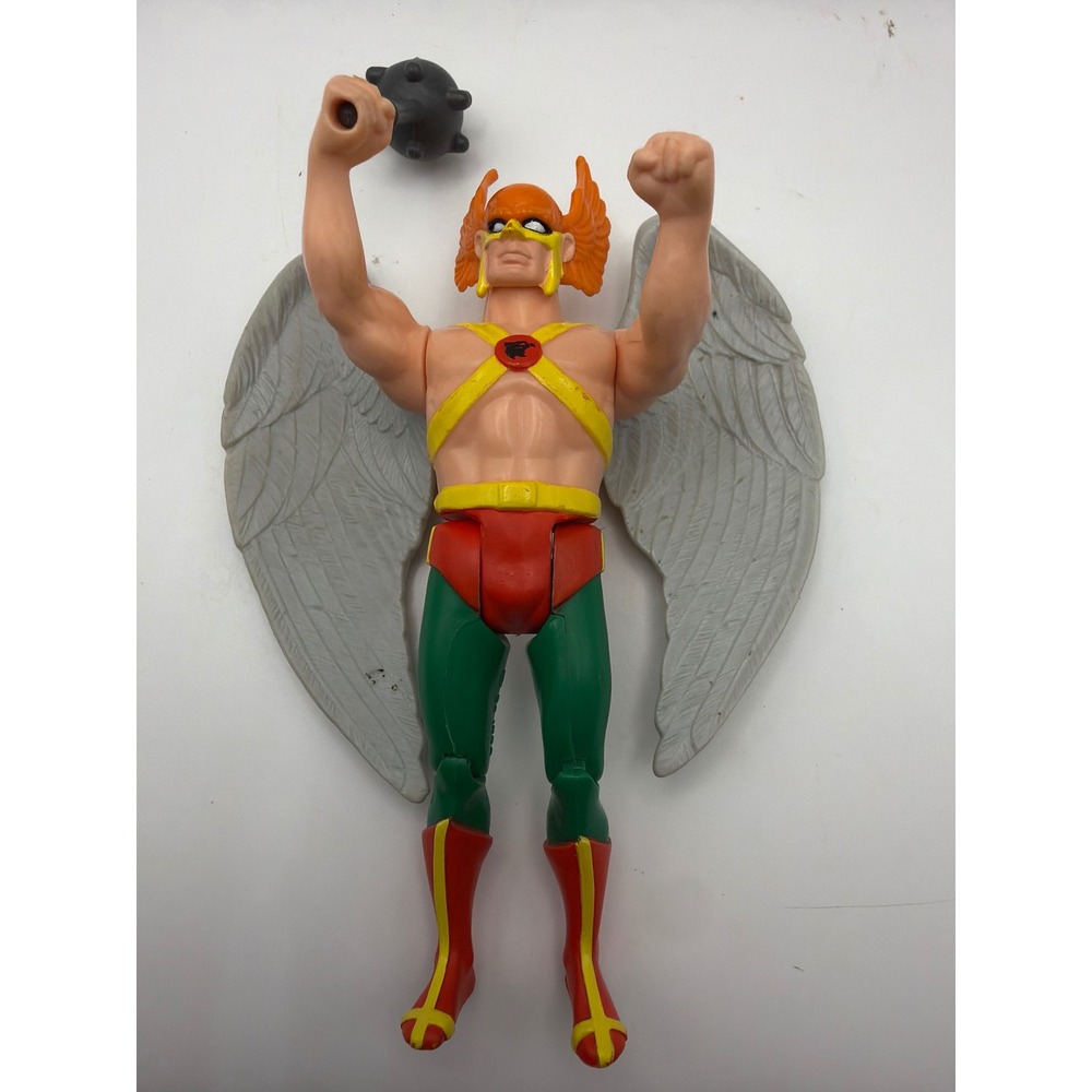Vintage 1984 DC Super Powers Hawkman Action Figure Kenner Wings & Mace Accessory